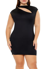 Plus Size Twist-Front Mini Dress - Forever 21