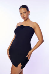 Plus Size Rosette Tube Mini Sweater Dress - Forever 21