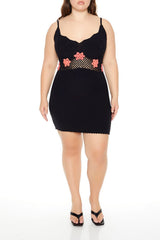 Plus Size Flower Sweater Dress - Forever 21