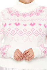 Plus Size Fair Isle Turtleneck Sweater - Forever 21
