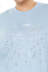 Plus Size Beaded Taurus Pullover - Forever 21