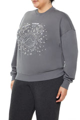 Plus Size Beaded Cancer Pullover - Forever 21