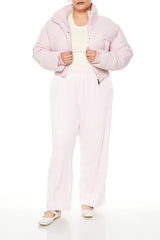 Plus Size Cropped Puffer Jacket - Forever 21