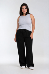 Plus Size Wide-Leg Drawstring Pants - Forever 21