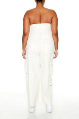 Plus Size High-Rise Cargo Pants - Forever 21