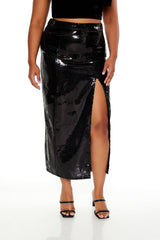 Plus Size Sequin Maxi Skirt - Forever 21