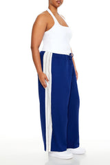 Plus Size Striped Wide-Leg Pants - Forever 21