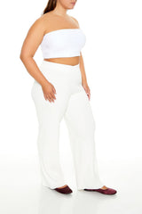 Plus Size Sweater-Knit Wide-Leg Pants - Forever 21