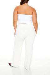 Plus Size Sweater-Knit Wide-Leg Pants - Forever 21
