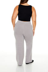 Plus Size Sweater-Knit Pants - Forever 21