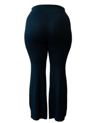 Plus Size Bow-Accent Flared Leggings - Forever 21