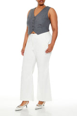 Plus Size High-Rise Trouser Pants - Forever 21