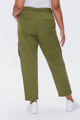 Plus Size Ankle Cargo Pants - Forever 21