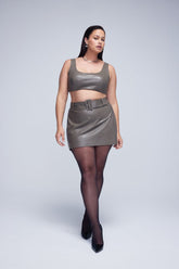 Plus Size Belted Mini Skirt - Forever 21