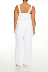 Plus Size Wide-Leg Drawstring Pants - Forever 21