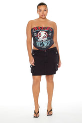 Plus Size Twill Cargo Mini Skirt - Forever 21