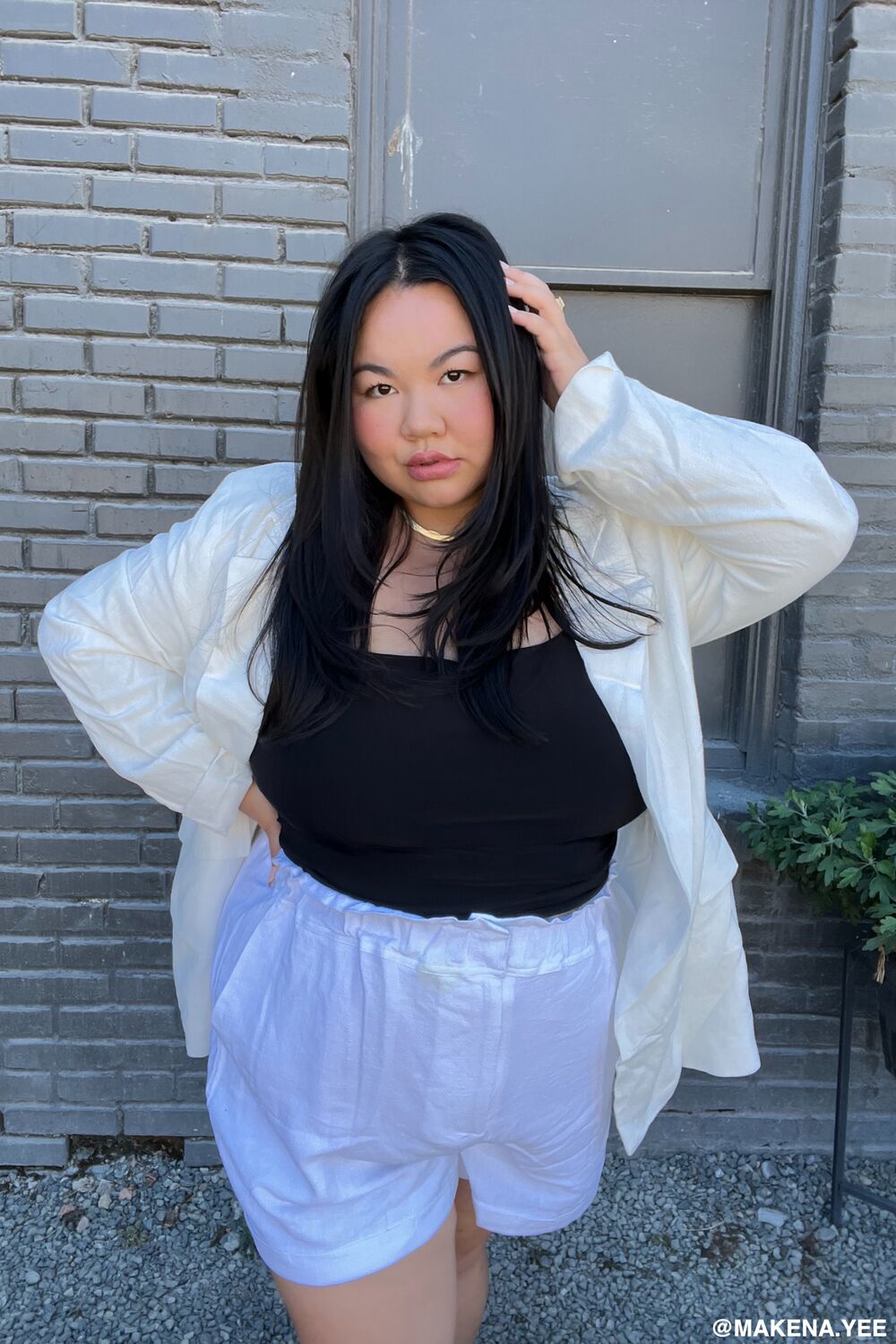 Plus Size Paperbag High-Rise Shorts - Forever 21