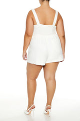 Plus Size High-Rise Pull-On Shorts - Forever 21