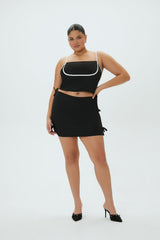 Plus Size Bow Mini Skirt - Forever 21
