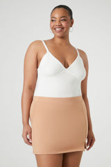 Plus Size Fitted Mini Skirt - Forever 21