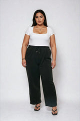 Plus Size Double Layer Top & Fleece Bottom Jumpsuit - Forever 21