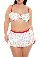Plus Size Floral Underwire Bikini Top - Forever 21