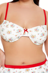 Plus Size Floral Underwire Bikini Top - Forever 21