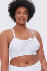 Plus Size Ruched Bikini Top - Forever 21