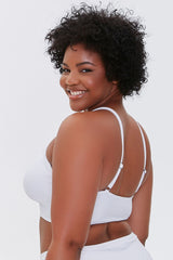 Plus Size Ruched Bikini Top - Forever 21