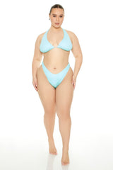 Plus Size Seamless High-Leg Bikini Bottoms - Forever 21
