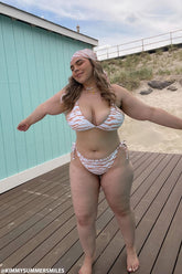 Plus Size Tiger Print String Bikini Bottoms - Forever 21