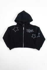 Kids Bratz Rhinestone Star Hoodie - Forever 21