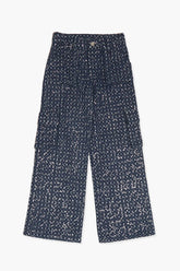 Girls Tweed Cargo Pants (Kids) - Forever 21