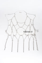 Rhinestone Drape Body Chain - Forever 21