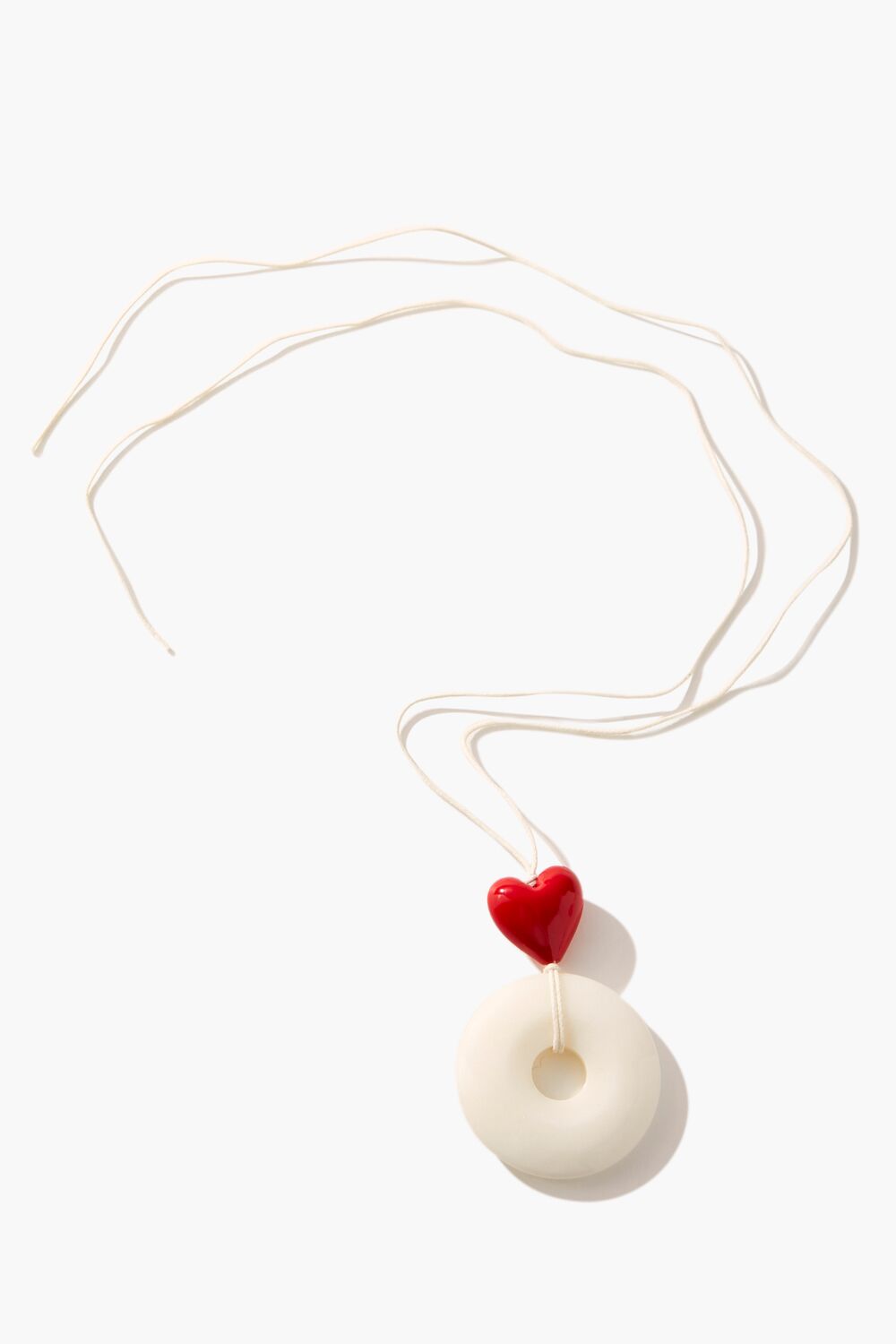 Frasier Sterling Heart & Round Pendant Necklace - Forever 21