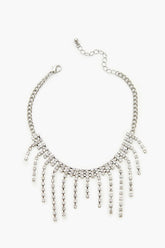 Rhinestone Fringe Anklet - Forever 21