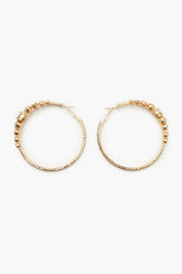 Rhinestone Omega Hoop Earrings - Forever 21