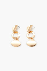 Tiered Geo Drop Earrings - Forever 21