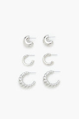 Twisted Hoop Earring Set - Forever 21