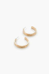Hammered Hoop Earrings - Forever 21