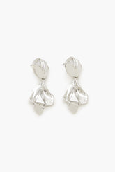 Hammered Abstract Drop Earrings - Forever 21
