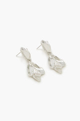 Hammered Abstract Drop Earrings - Forever 21