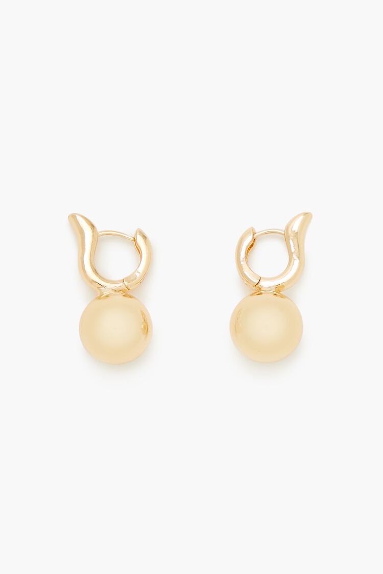 Round Huggie Hoop Earrings - Forever 21