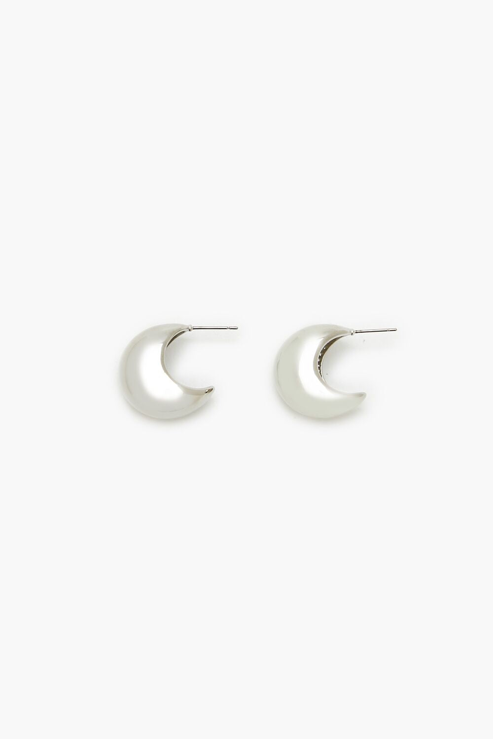Smooth Geo Hoop Earrings - Forever 21
