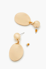 Tiered Oval Drop Earrings - Forever 21