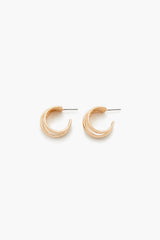 Cutout Hoop Earrings - Forever 21