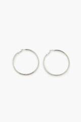 Etched Hoop Earrings - Forever 21