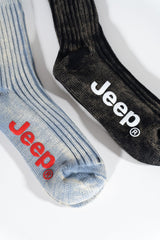 Jeep® Ribbed Crew Socks – 2 Pack - Forever 21