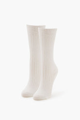 Cable Knit Crew Socks - Forever 21