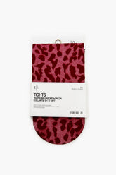 Leopard Print Tights - Forever 21